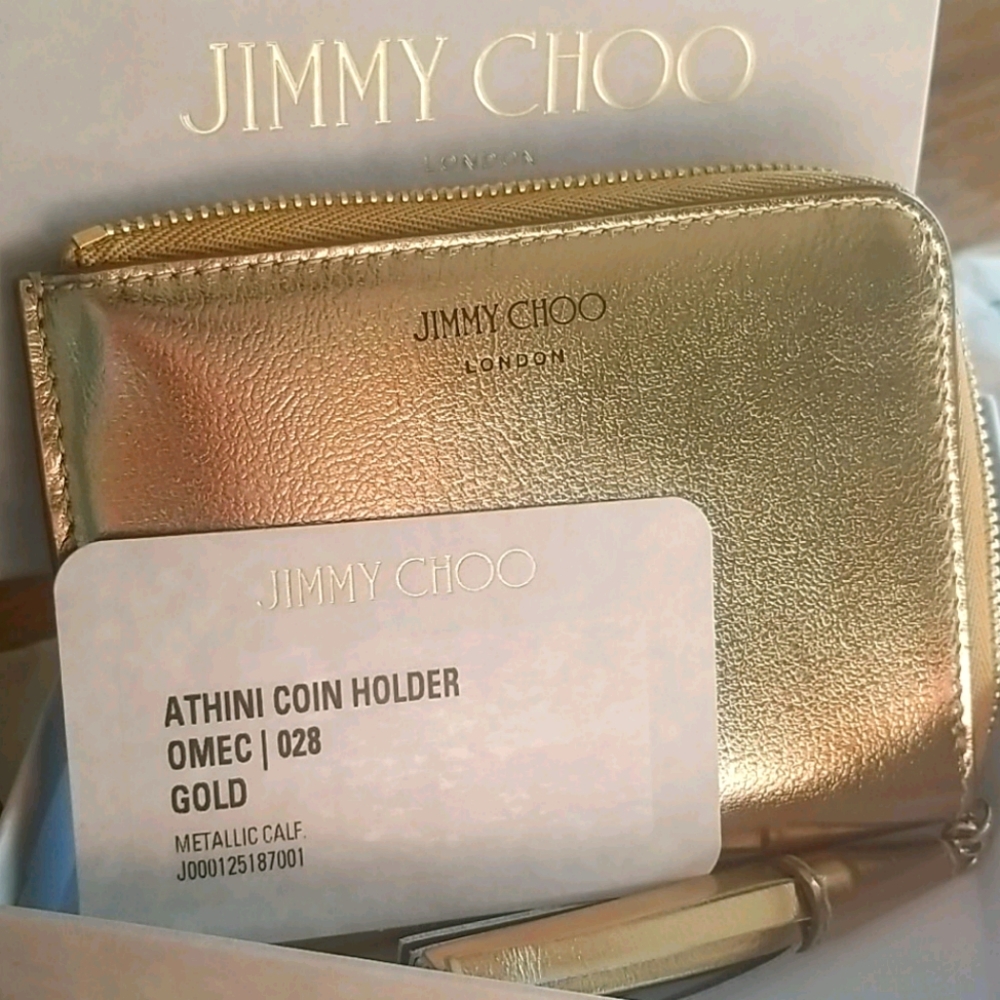 𝐉𝐈𝐌𝐌𝐘 𝐂𝐇𝐎𝐎 Gold Coin Wallet